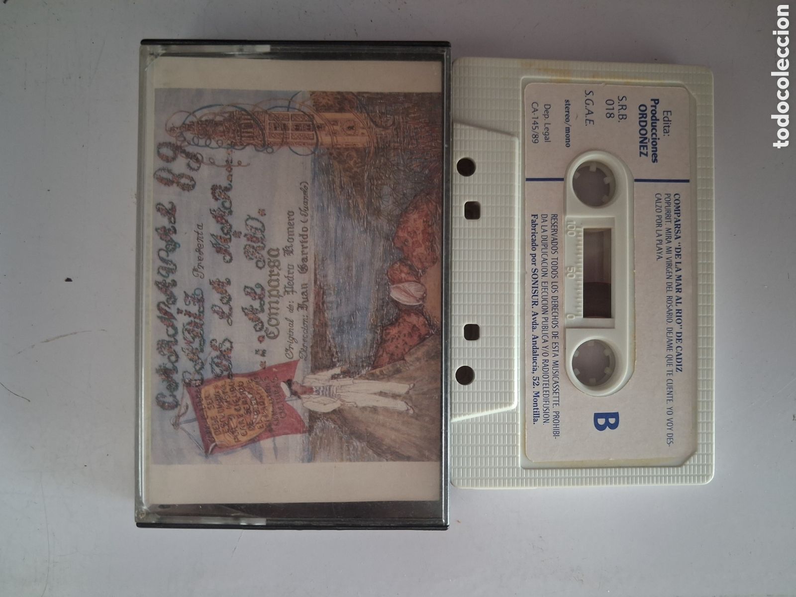Cassettes Anciennes: CINTA CASETE CARNAVAL CADIZ COMPARSA DE LA MAR AL RIO
