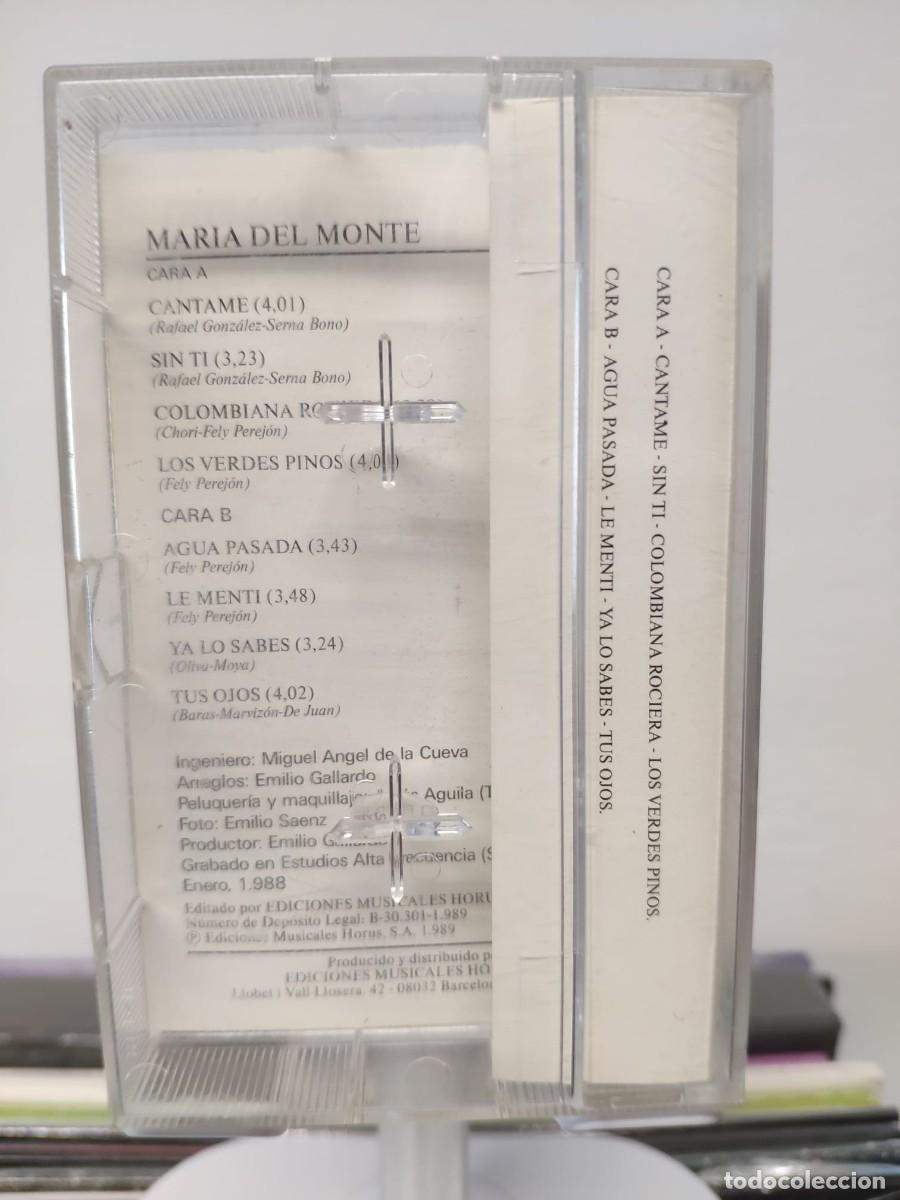 Casetes antiguos: Mar&iacute;a del Monte - C&aacute;ntame (Cassette) - Foto 2