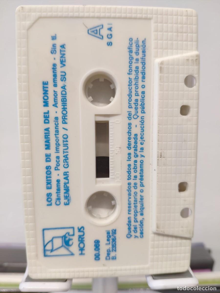 Casetes antiguos: Mar&iacute;a del Monte - Grandes &Eacute;xitos - Lenor (Cassette) - Foto 3