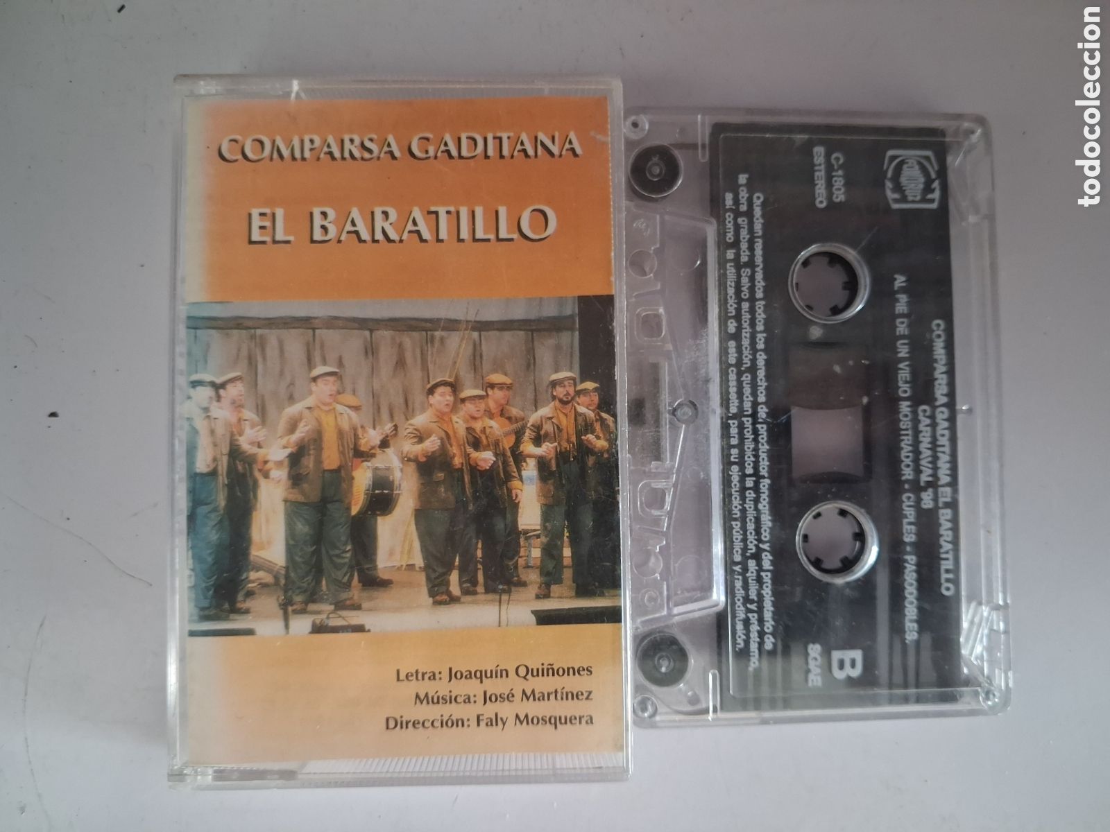 Casetes antiguos: CINTA CASETE CARNAVAL CADIZ EL BARATILLO