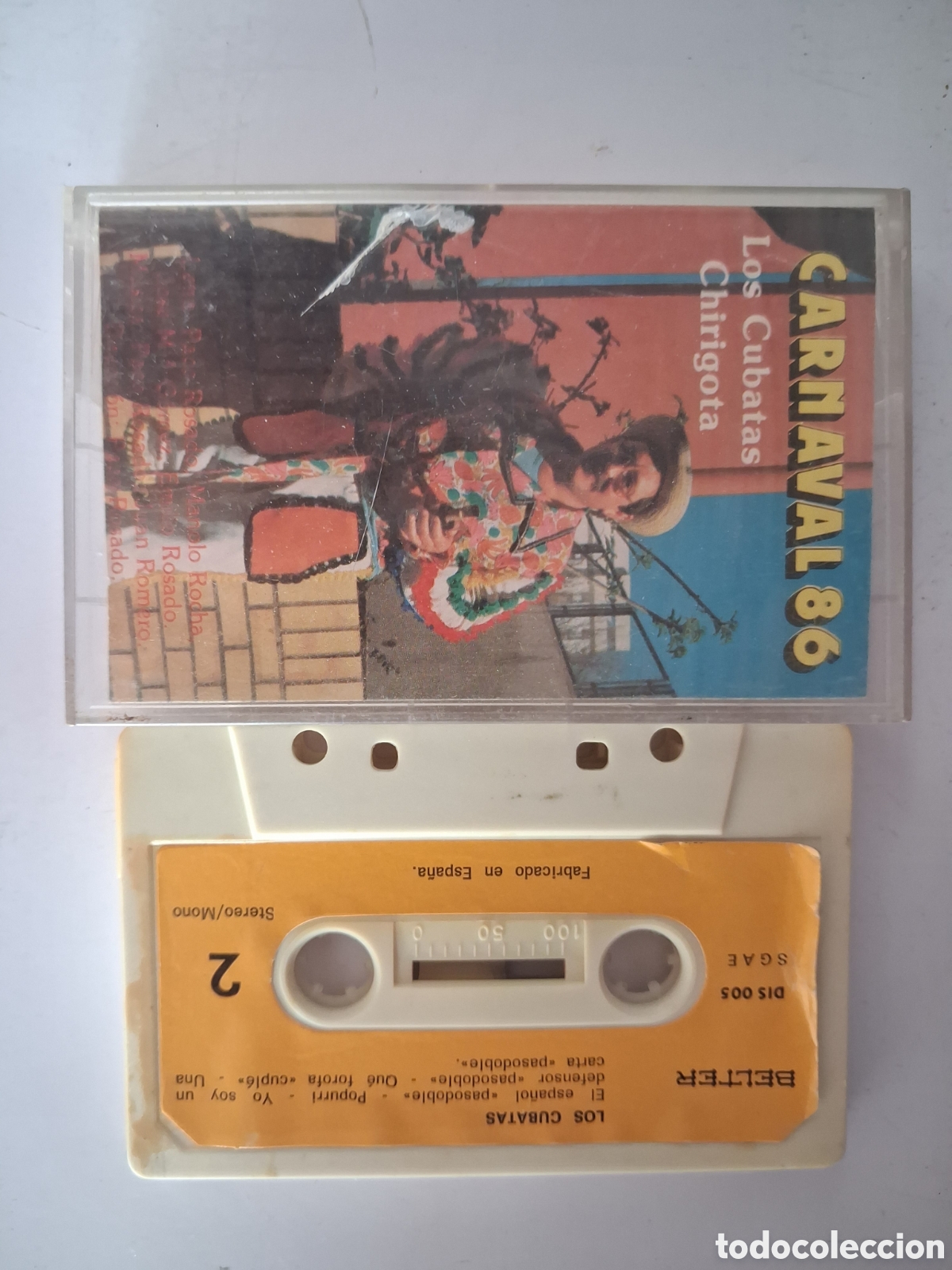 Casetes antiguos: CINTA CASETE CARNAVAL CADIZ CHIRIGOTA LOS CUBATAS BELTER