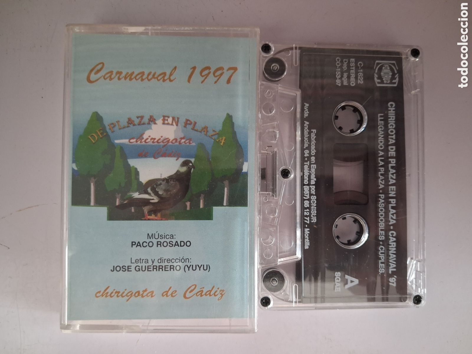 Casetes antiguos: CINTA CASETE CARNAVAL CADIZ CHIRIGOTA DE PLAZA EN PLAZA