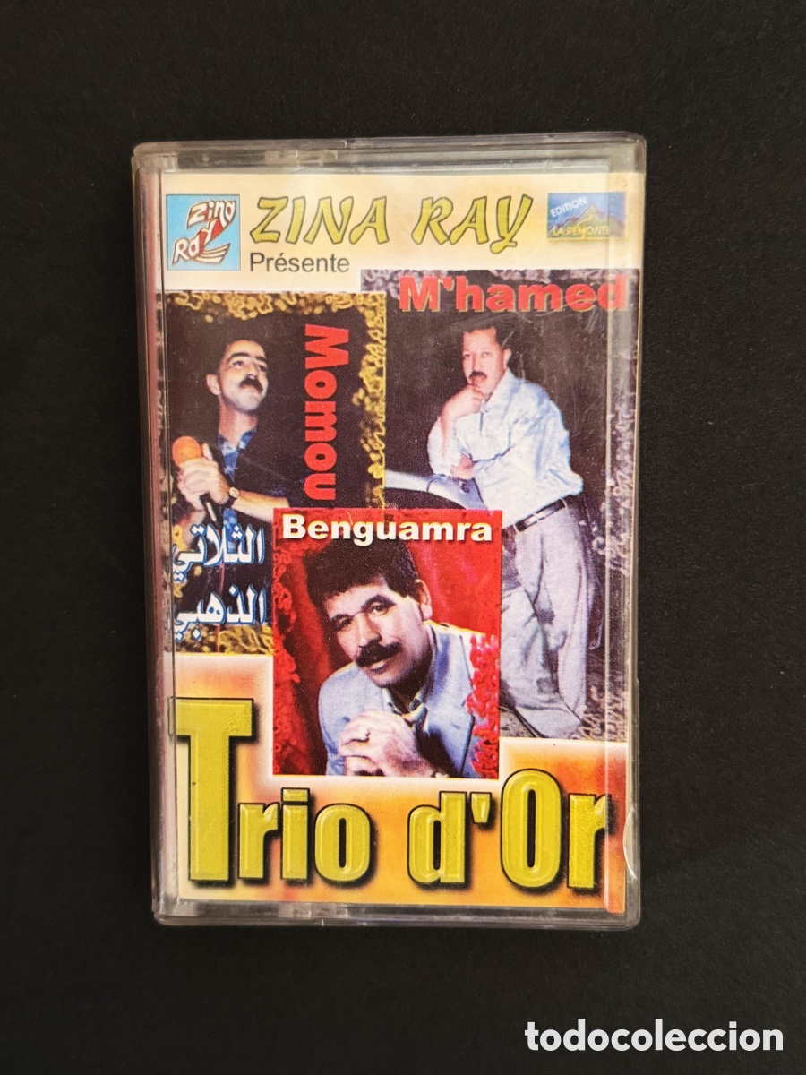 Casetes antiguos: TRIO D'OR RARISIMO - Zina Ray Presente Cassette Original BMDA A&ntilde;os 90 Ra&iuml; Tlemcen