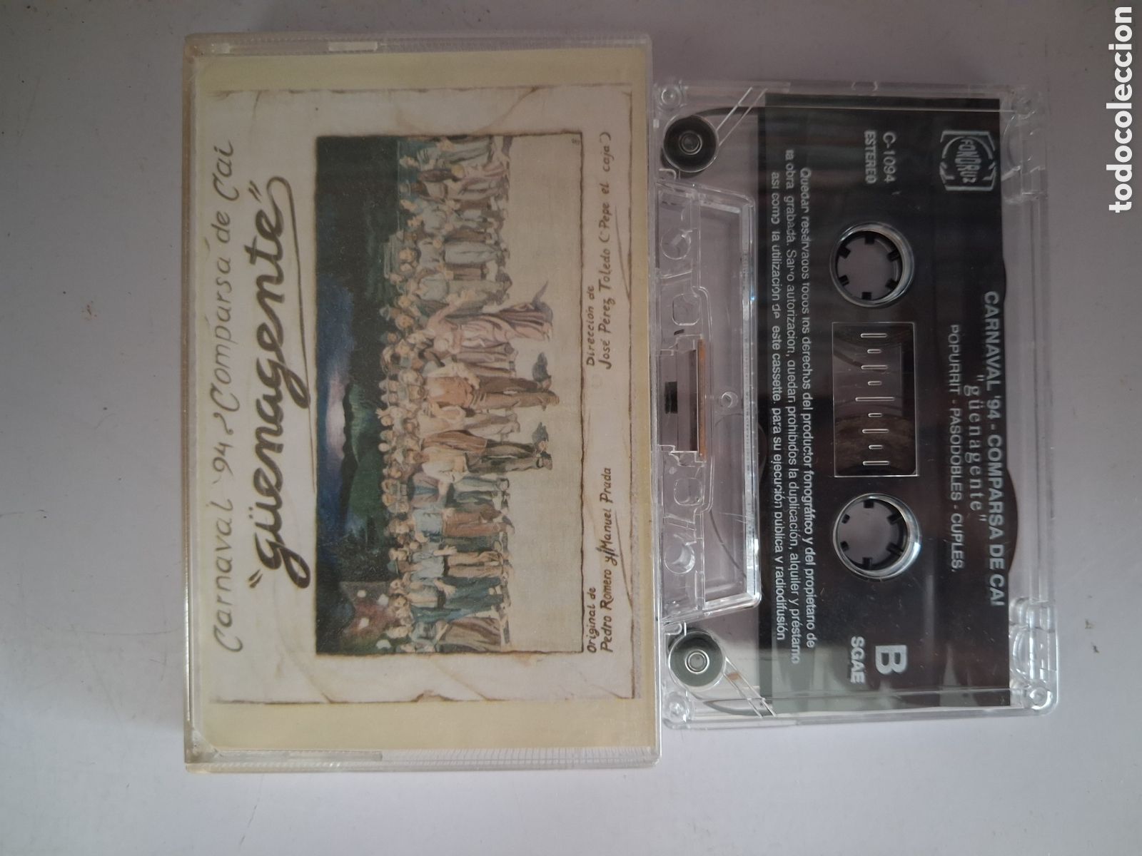 Cassettes Anciennes: CINTA CASETE CARNAVAL CADIZ COMPARSA COMPARSA G&Uuml;ENAGENTE