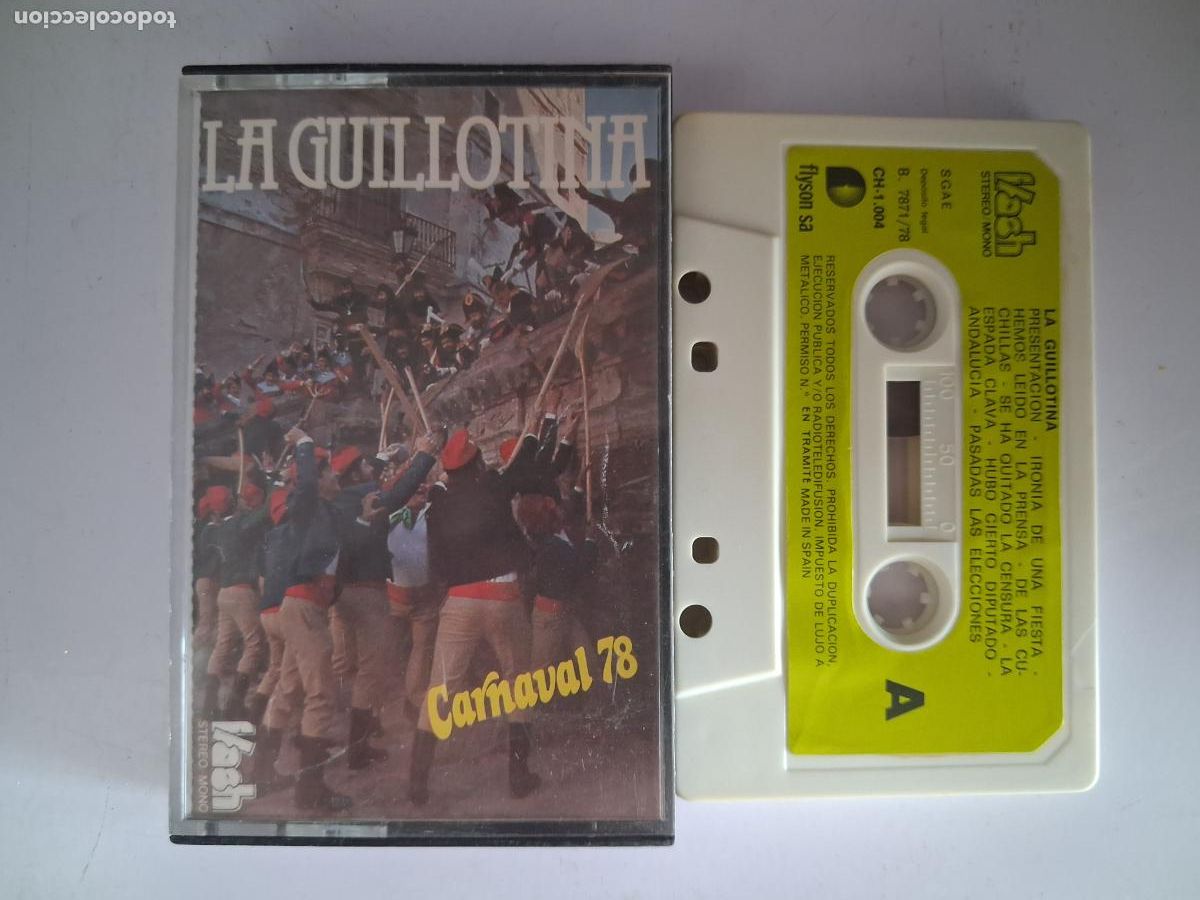 Cassette antiche: CINTA CASETE CARNAVAL CADIZ LA GUILLOTINA