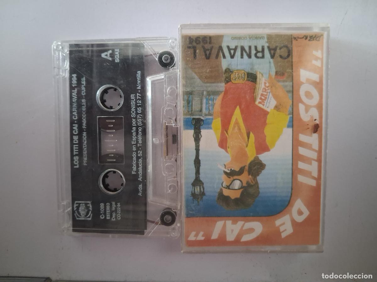 Casetes antiguos: CINTA CASETE CARNAVAL CADIZ CHIRIGOTA LOS TITI DE CAI