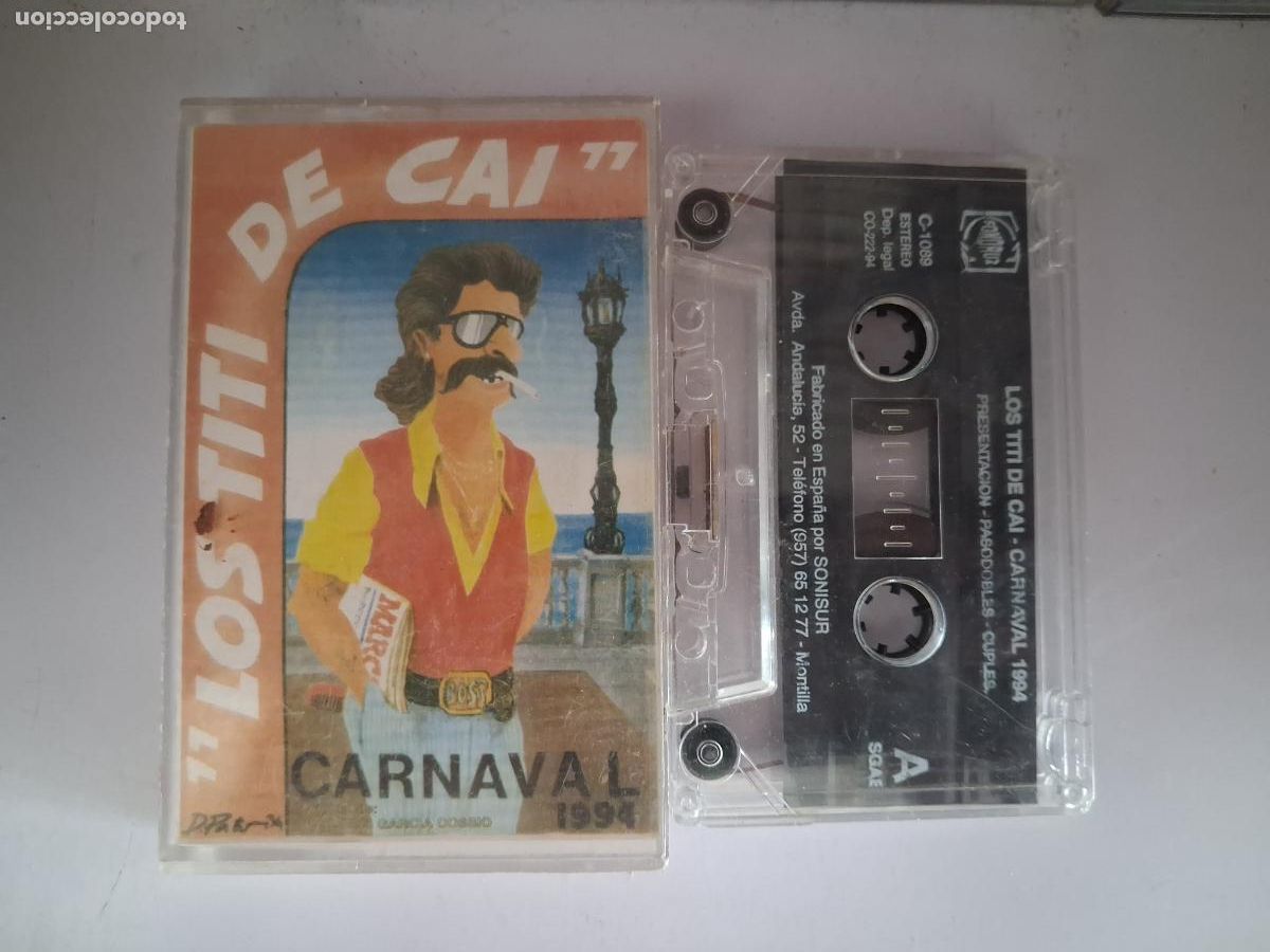 Alte Kassetten: CINTA CASETE CARNAVAL CADIZ CHIRIGOTA LOS TITI DE CAI