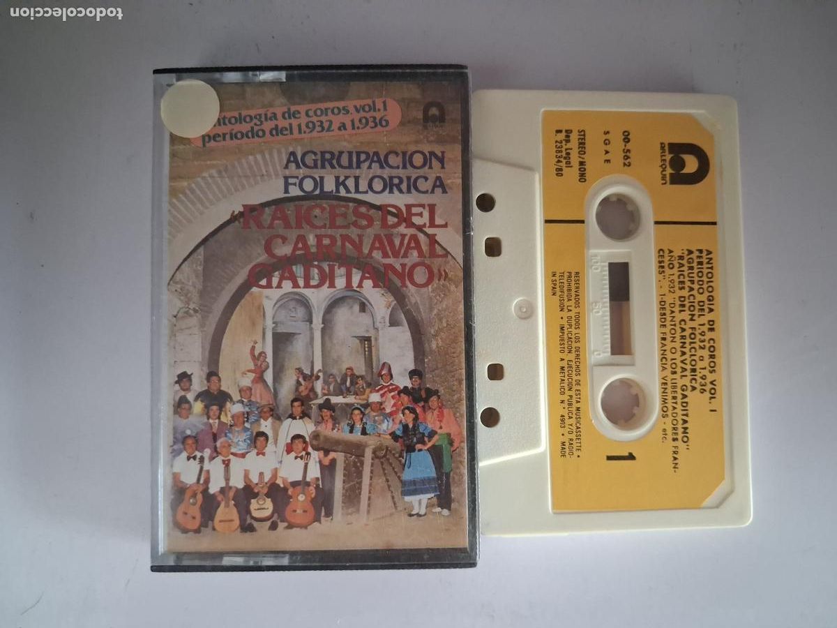 Old Cassettes: CINTA CASETE CARNAVAL CADIZ RAICES DEL CARNAVAL GADITANO ARLEQUIN