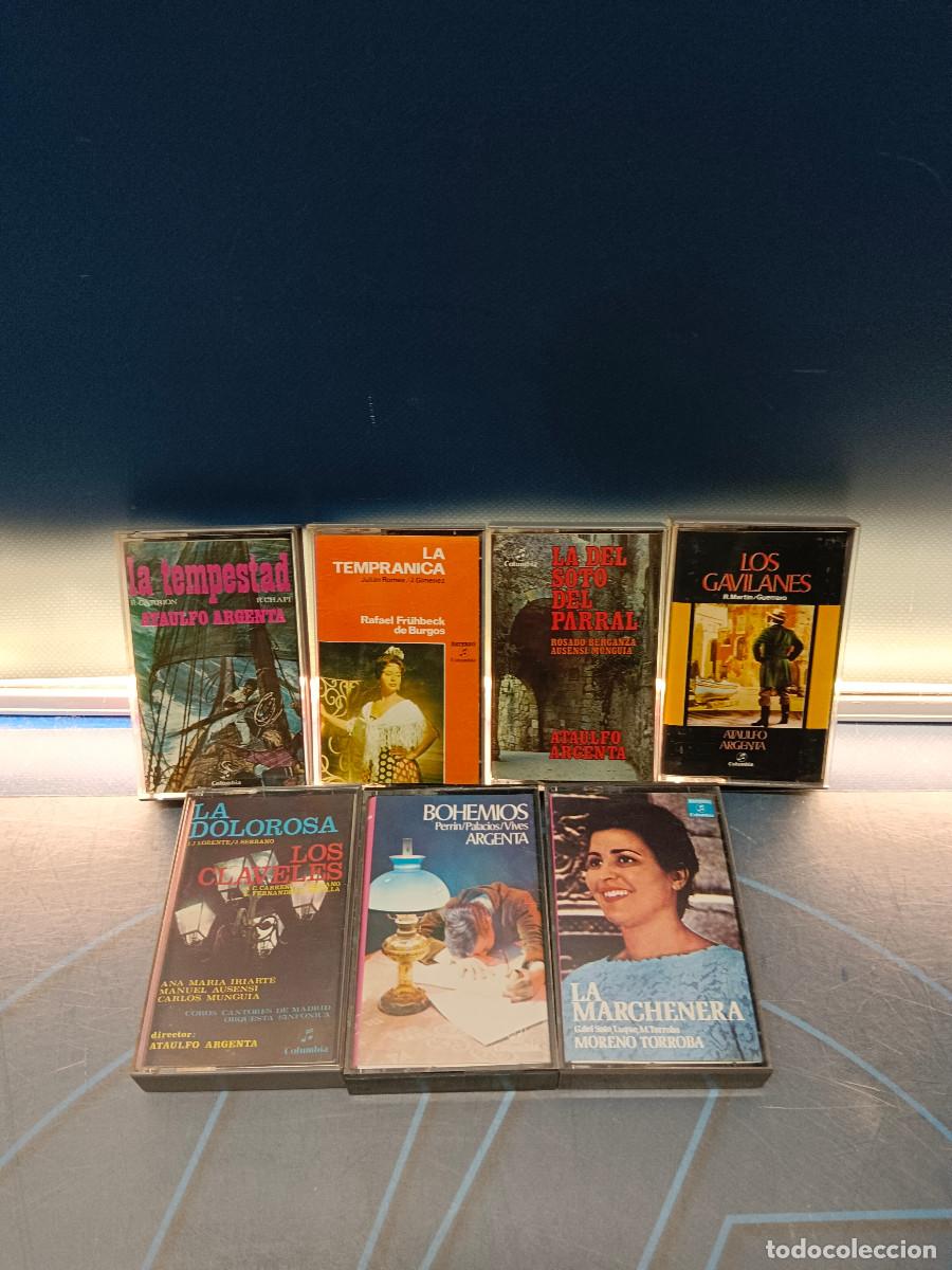 Casetes antiguos: Lote de 7 casetes, casete, de zarzuela.