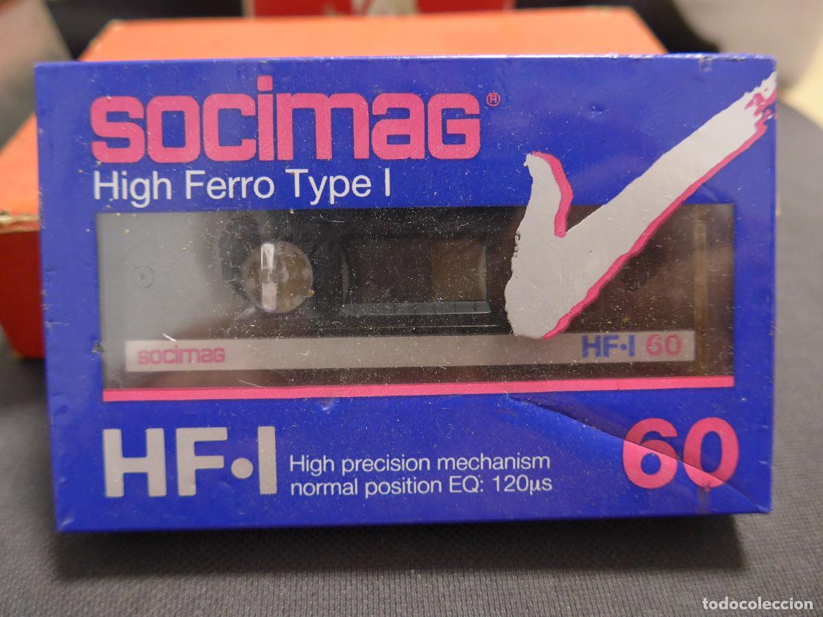 Alte Kassetten: CINTA DE CASSETTE CASETE SOCIMAG HF-I 60 HIGH FERRO TYPE I