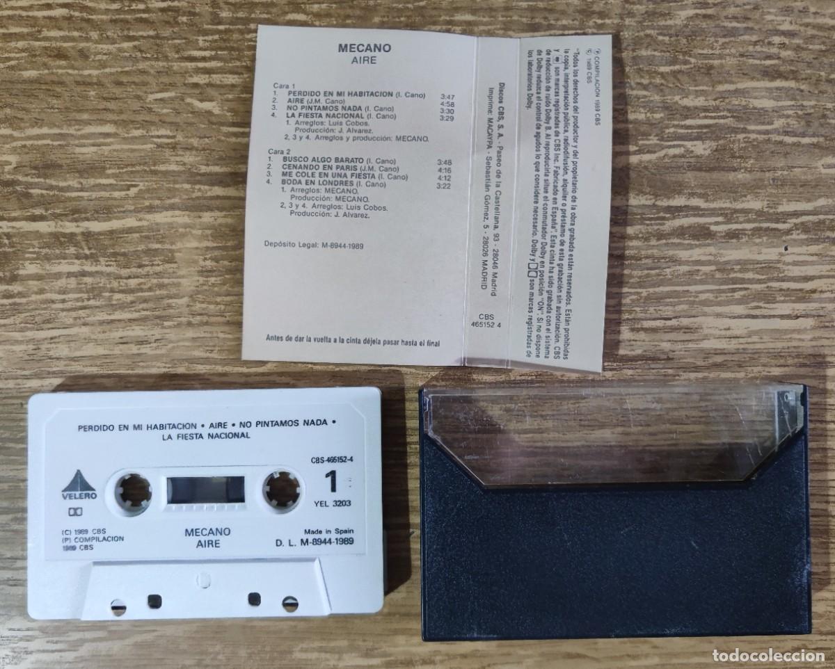 Casetes antiguos: Cassette Mecano - Aire (1989) - Foto 3