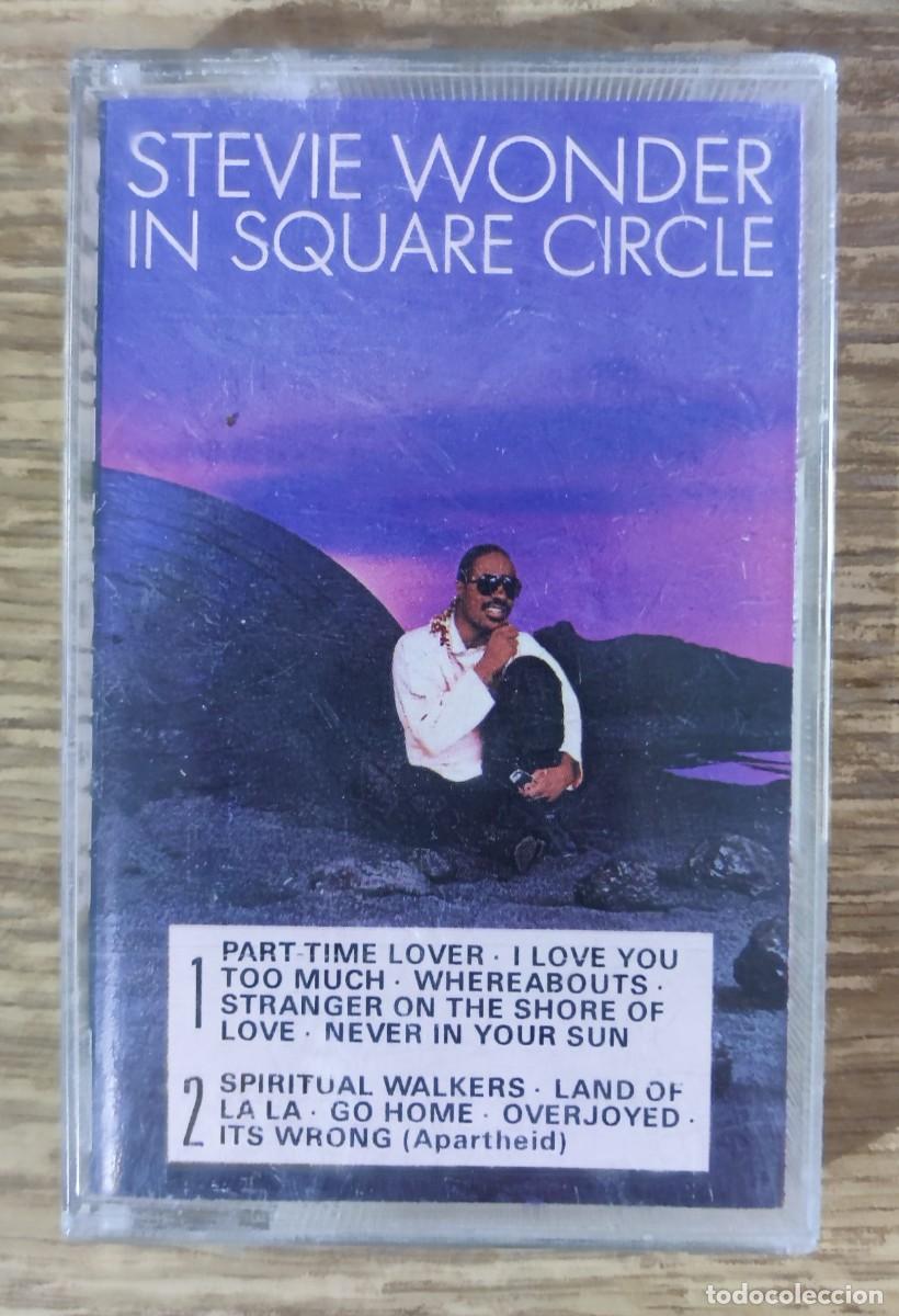 Casetes antiguos: Cassette Stevie Wonder - In Square Circle (1985) ed. americana