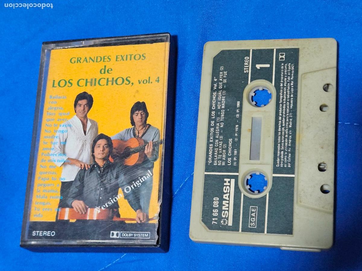 Casetes antiguos: LOS CHICHOS - CASETE - GRANDES EXITOS VOL 4