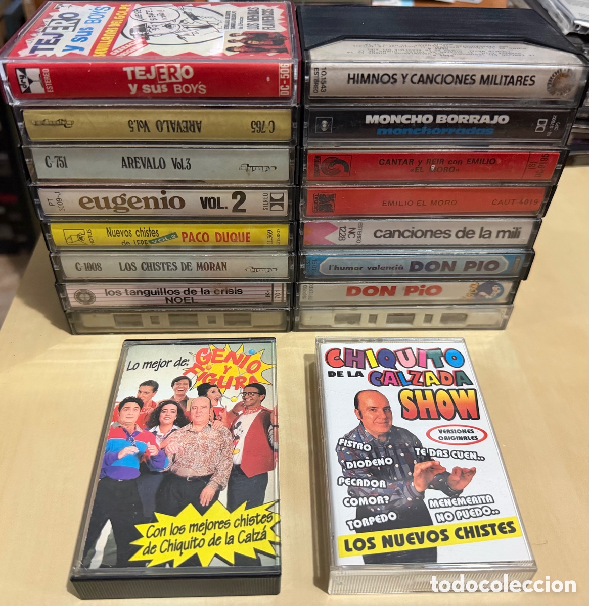 Cassettes Anciennes: LOTE CASSETTES HUMOR EUGENIO AREVALO CHIQUITO DE LA CALZADA