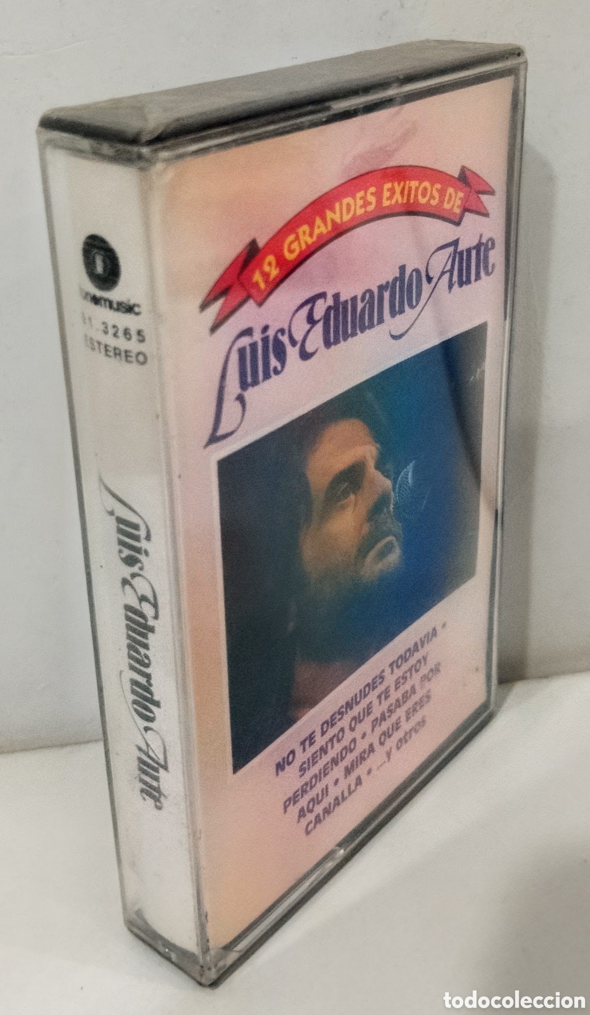 Casetes antiguos: LUIS EDUARDO AUTE - 12 GRANDES EXITOS. CASSETTE PRECINTADO - Foto 2