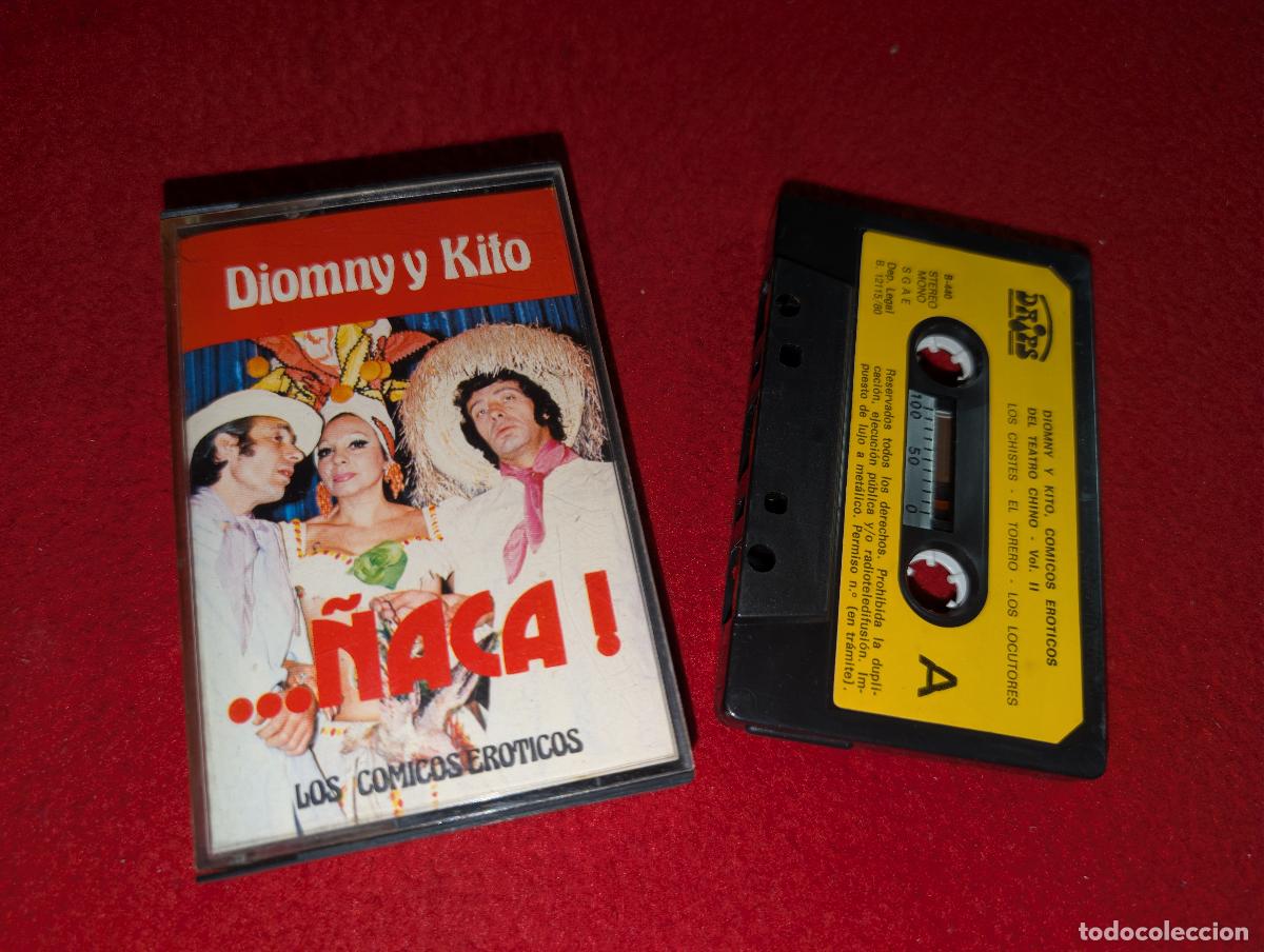 Casetes antiguos: DIOMNY Y KITO ...Naca! Los comicos eroticos K7 CASSETTE 1980 Drips