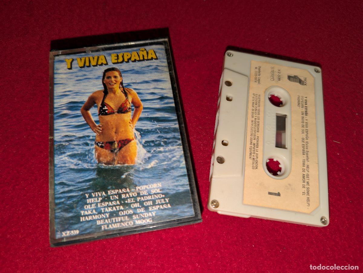 Old Cassettes: THE STUDIO GROUP ? Y viva Espa&ntilde;a K7 CASSETTE 1974 Tronic SEXY NUDE COVER