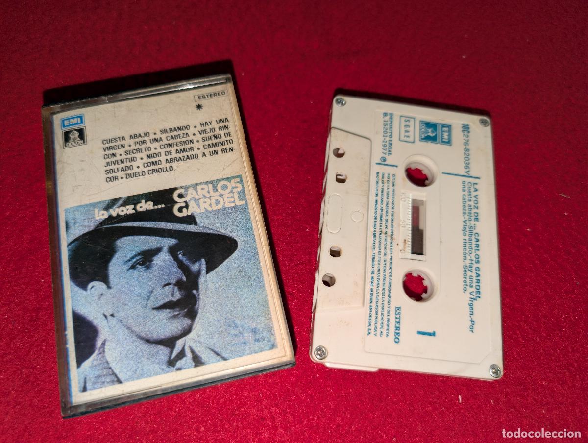 Old Cassettes: CARLOS GARDEL La voz de...K7 CASSETTE 1977 EMI ESPA&Ntilde;A SPAIN