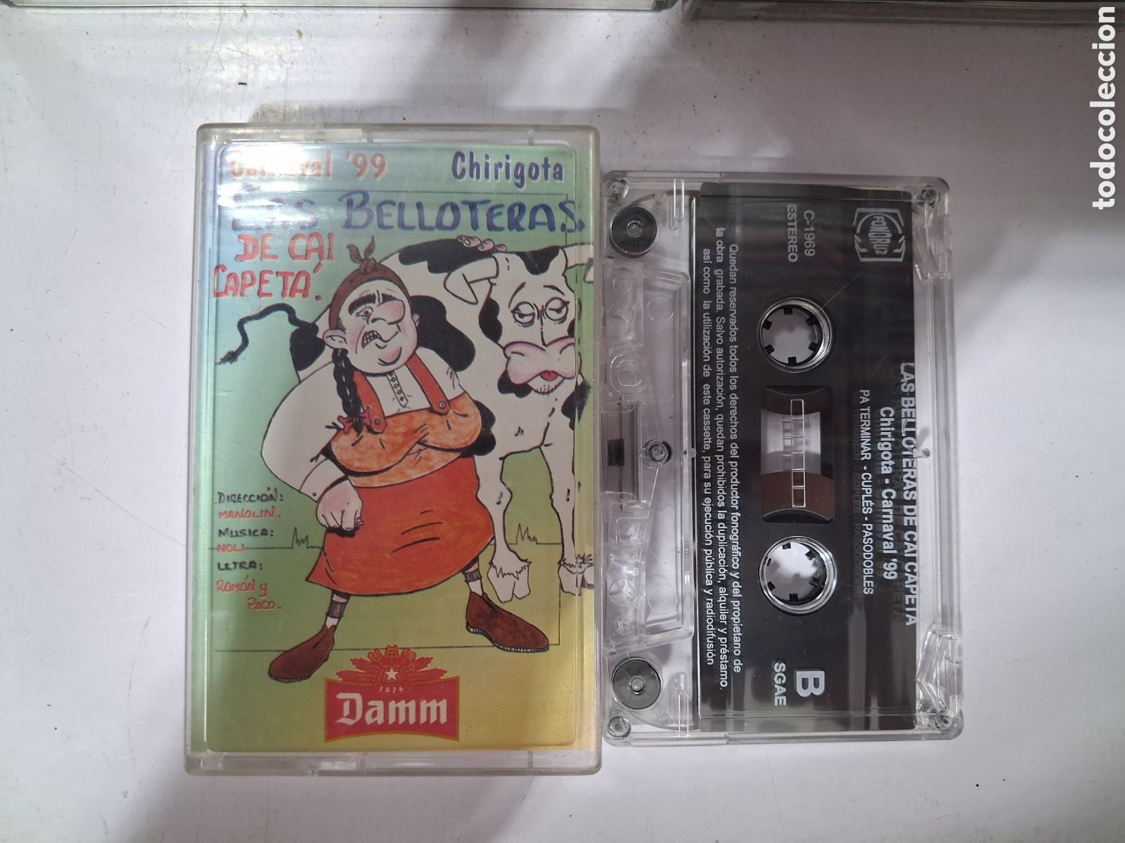 Old Cassettes: CINTA CASETE CARNAVAL CADIZ LAS BELLOTERAS DE CAI CAPETA