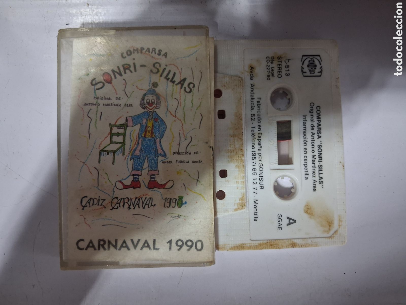 Cassettes Anciennes: CINTA CASETE CARNAVAL CADIZ SONRI-SILLAS