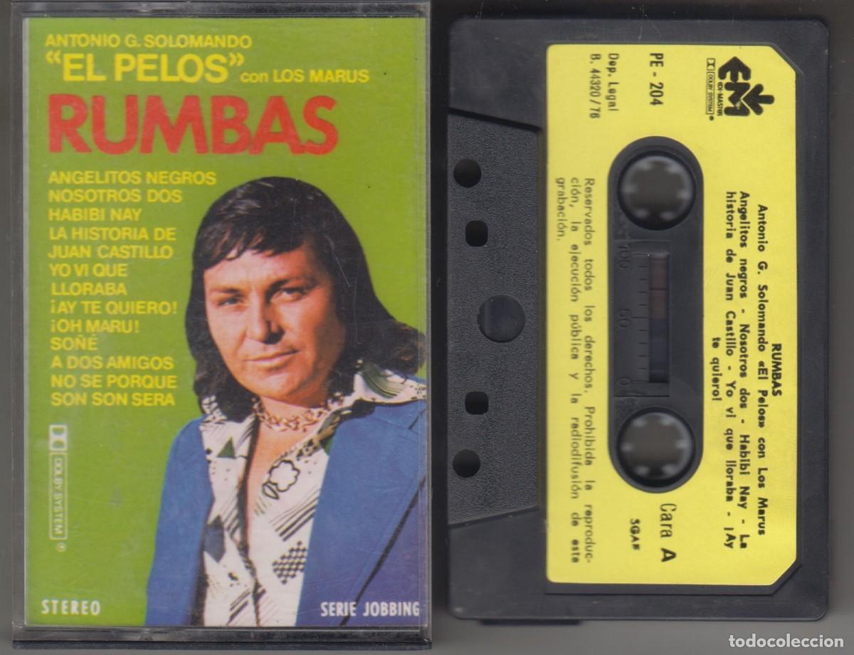 Casetes antiguos: El Pelos con los Marus cassette Rumbas 1976
