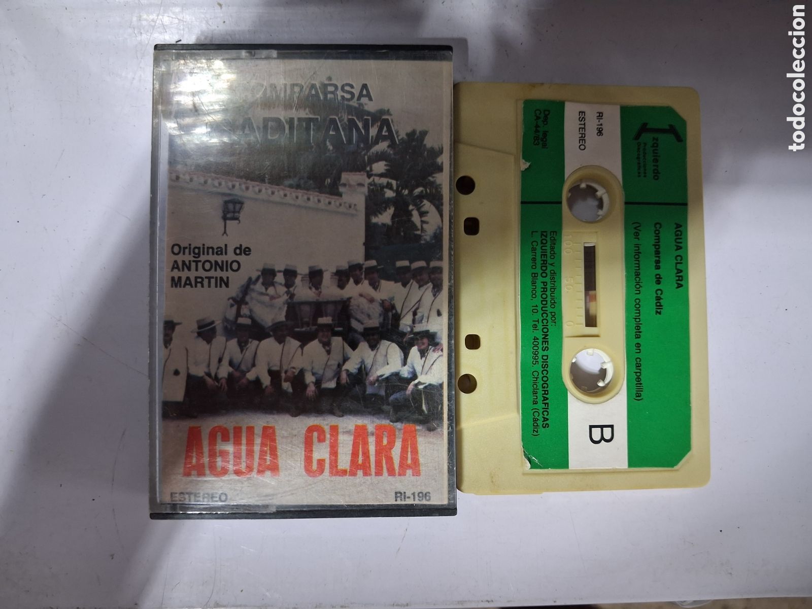 Cassettes Anciennes: CINTA CASETE CARNAVAL CADIZ AGUA CLARA