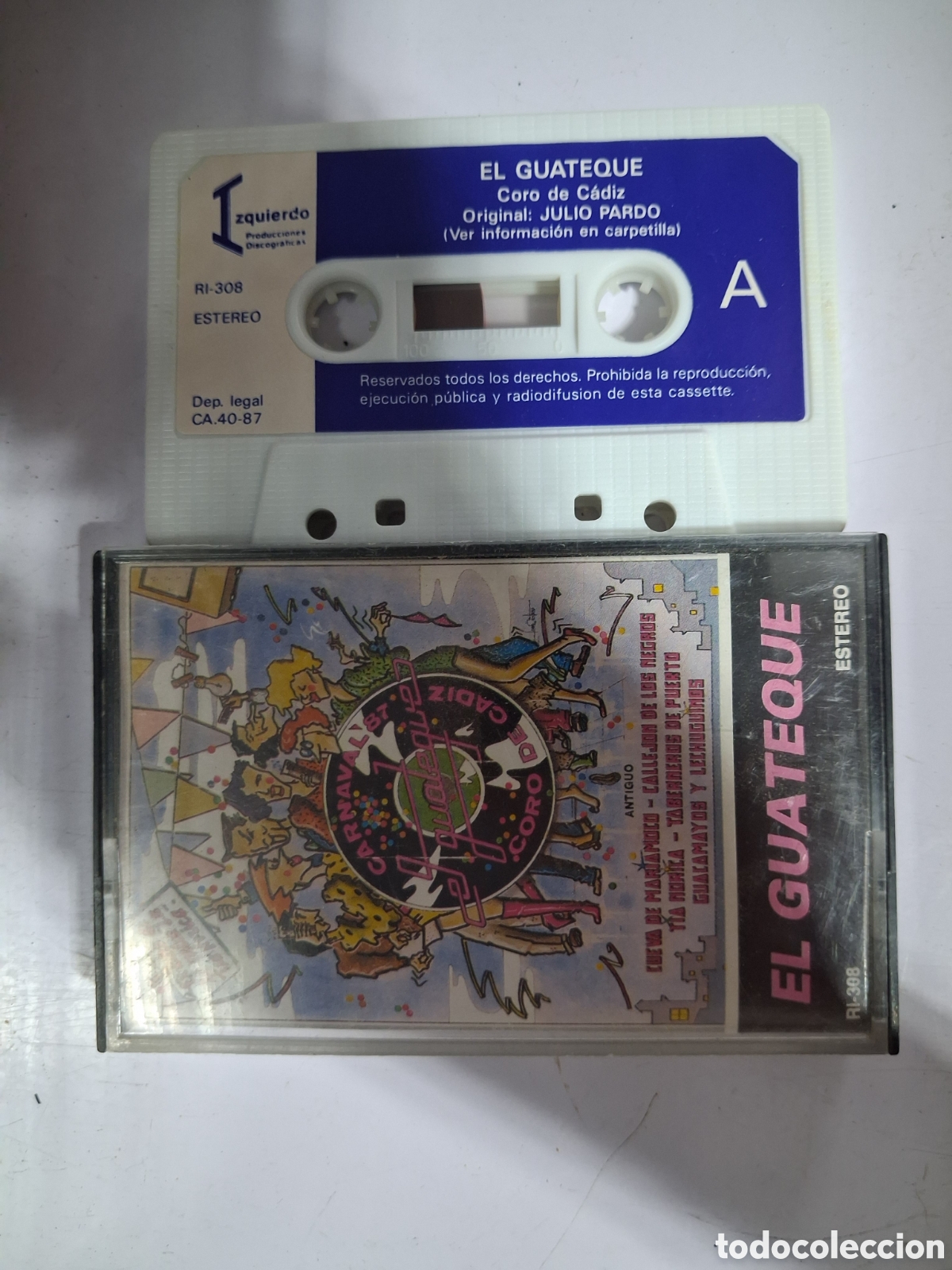 Cassettes Anciennes: CINTA CASETE CARNAVAL CADIZ EL GUATEQUE