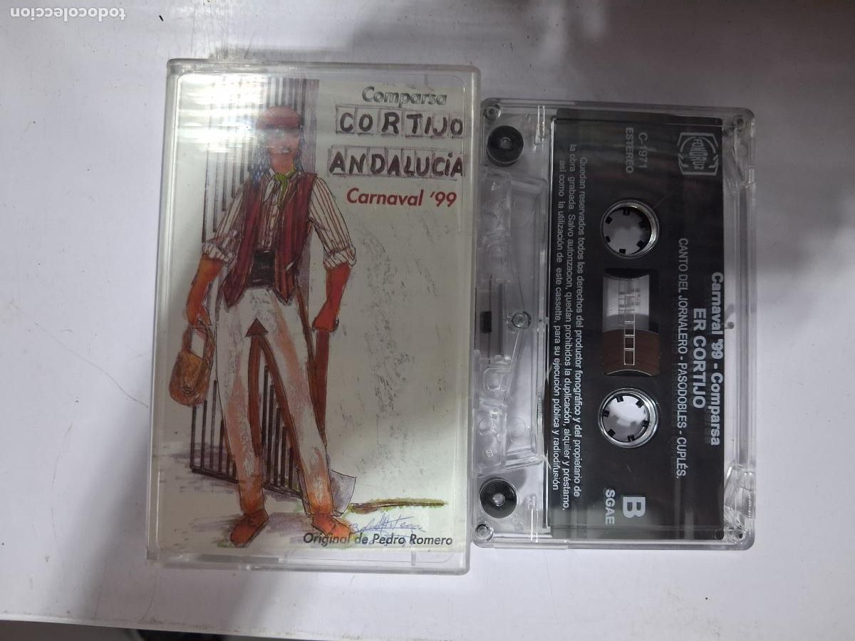 Cassettes Anciennes: CINTA CASETE CARNAVAL CADIZ ER CORTIJO