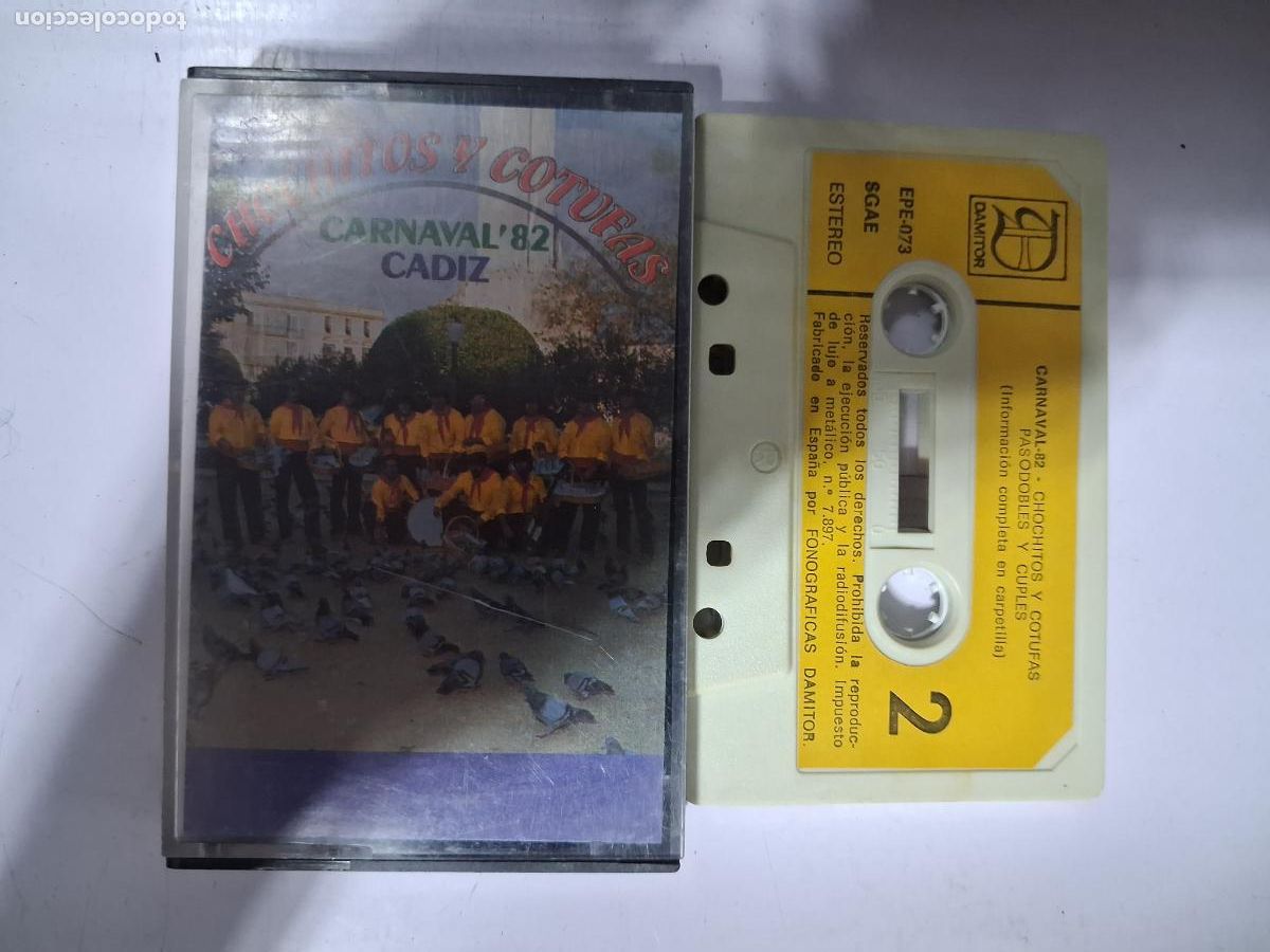Casetes antiguos: CINTA CASETE CARNAVAL CADIZ CHOCHITOS Y COTUFAS