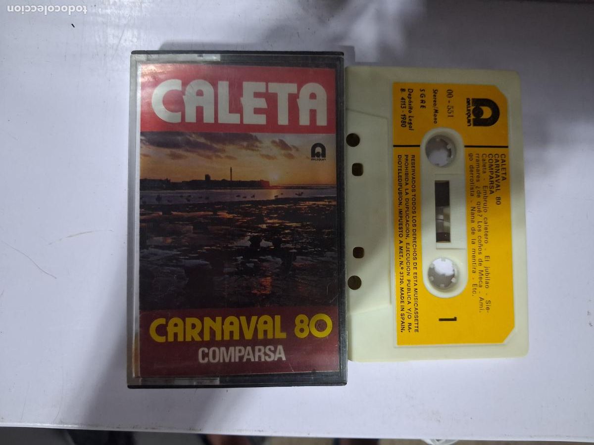 Cassettes Anciennes: CINTA CASETE CARNAVAL CADIZ CALETA