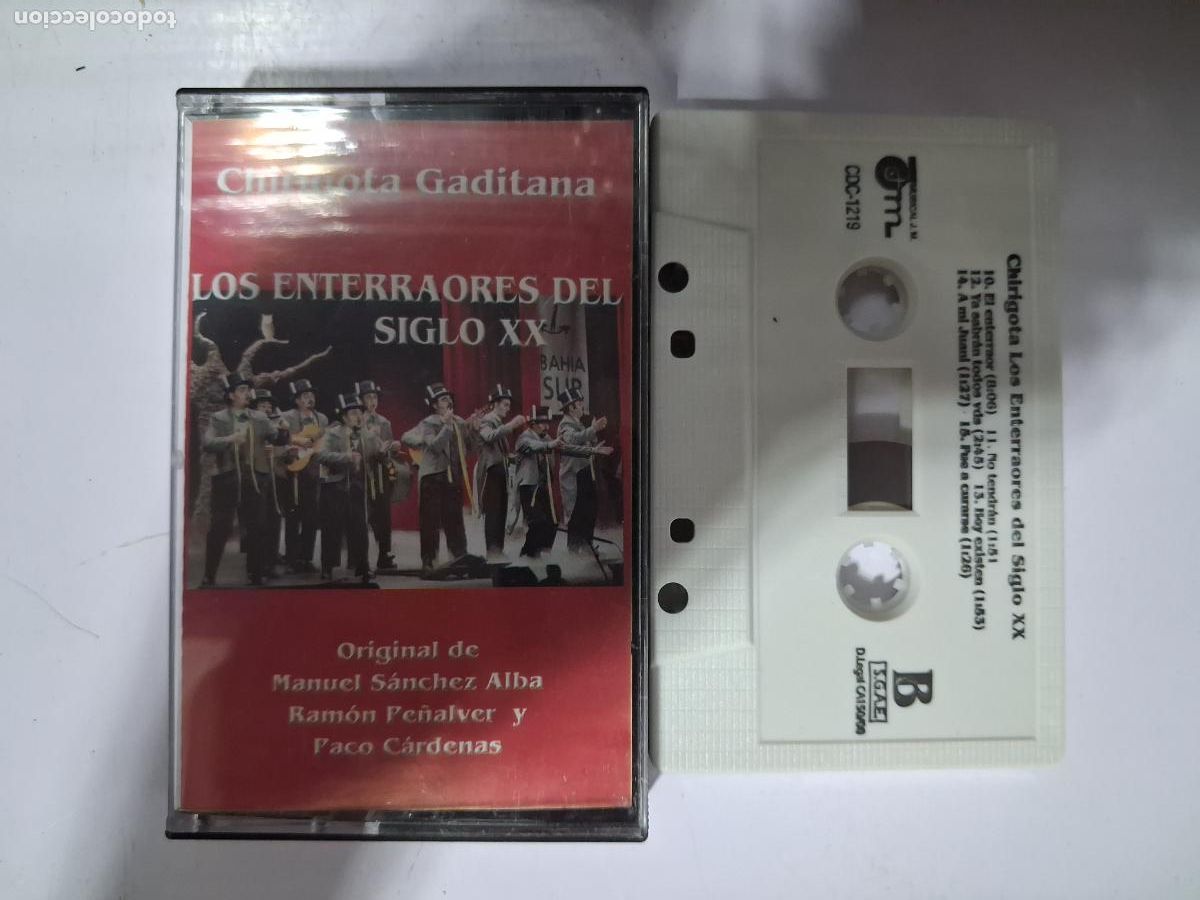 Alte Kassetten: CINTA CASETE CARNAVAL CADIZ LOS ENTERRAORES DEL SIGLO XX