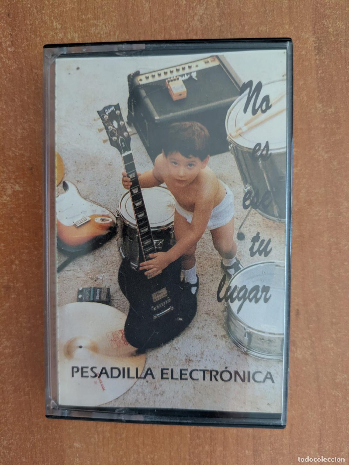 Casetes antiguos: Pesadilla Electr&oacute;nica. Big Bang Producciones. Granada. Edici&oacute;n Limitada. Indie. A&ntilde;o 1993.