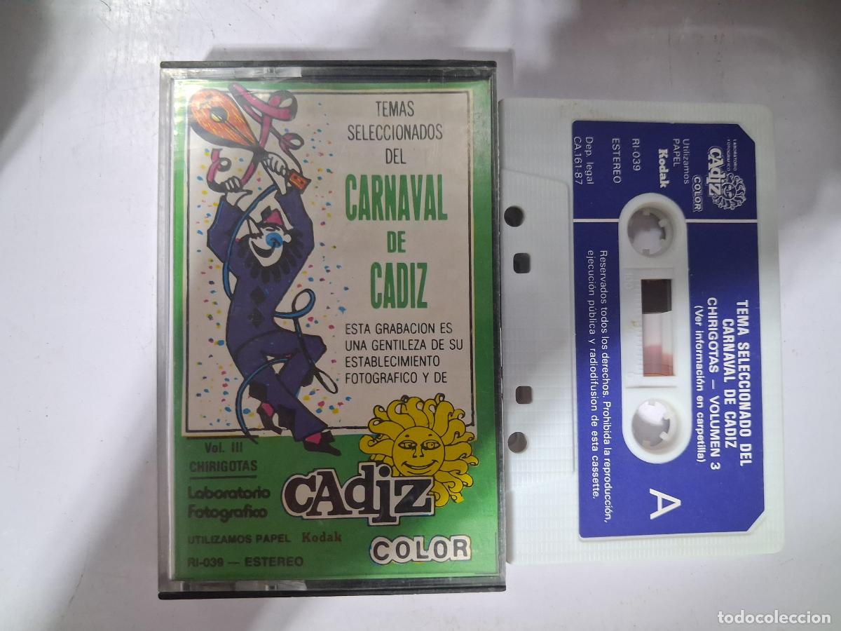 Casetes antiguos: CINTA CASETE CARNAVAL CADIZ SELECCION DE CADIZ (CADIZ COLOR)