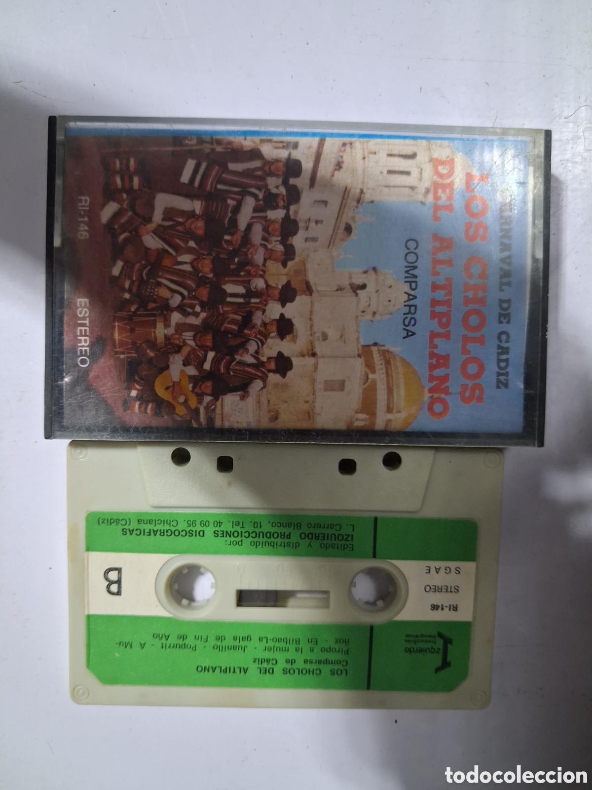 Cassettes Anciennes: CINTA CASETE CARNAVAL CADIZ LOS CHOLOS DEL ALTIPLANO