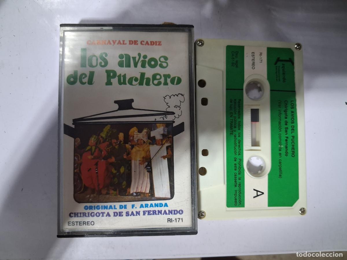 Cassettes Anciennes: CINTA CASETE CARNAVAL CADIZ LOS AVIOS DEL PUCHERO