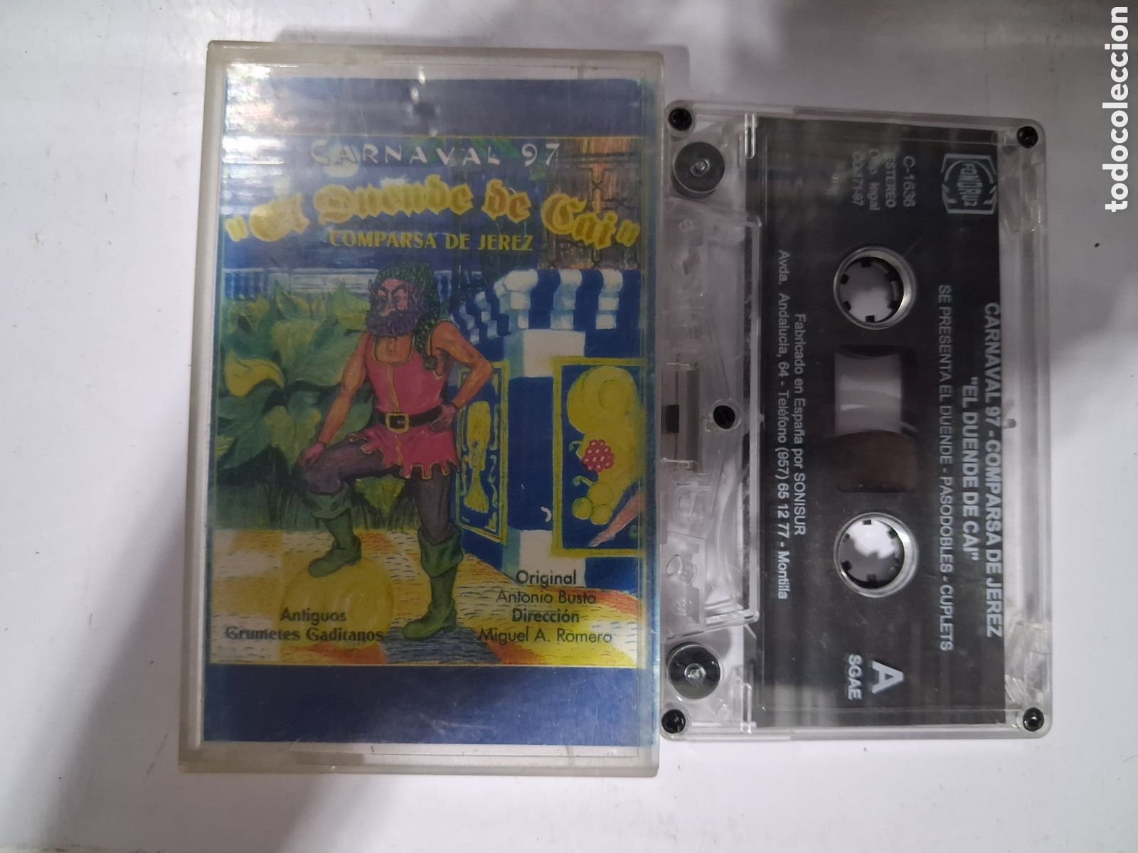 Alte Kassetten: CINTA CASETE CARNAVAL CADIZ EL DUENDE DE CAI