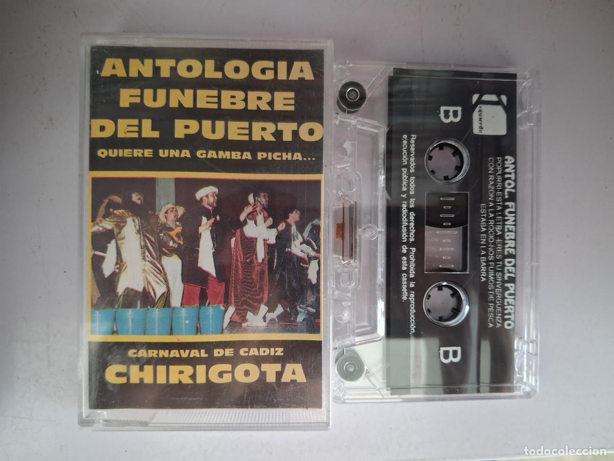Casetes antiguos: CINTA CASETE CARNAVAL CADIZ ANTOLOG&Iacute;A FUNEBRE DEL PUERTO