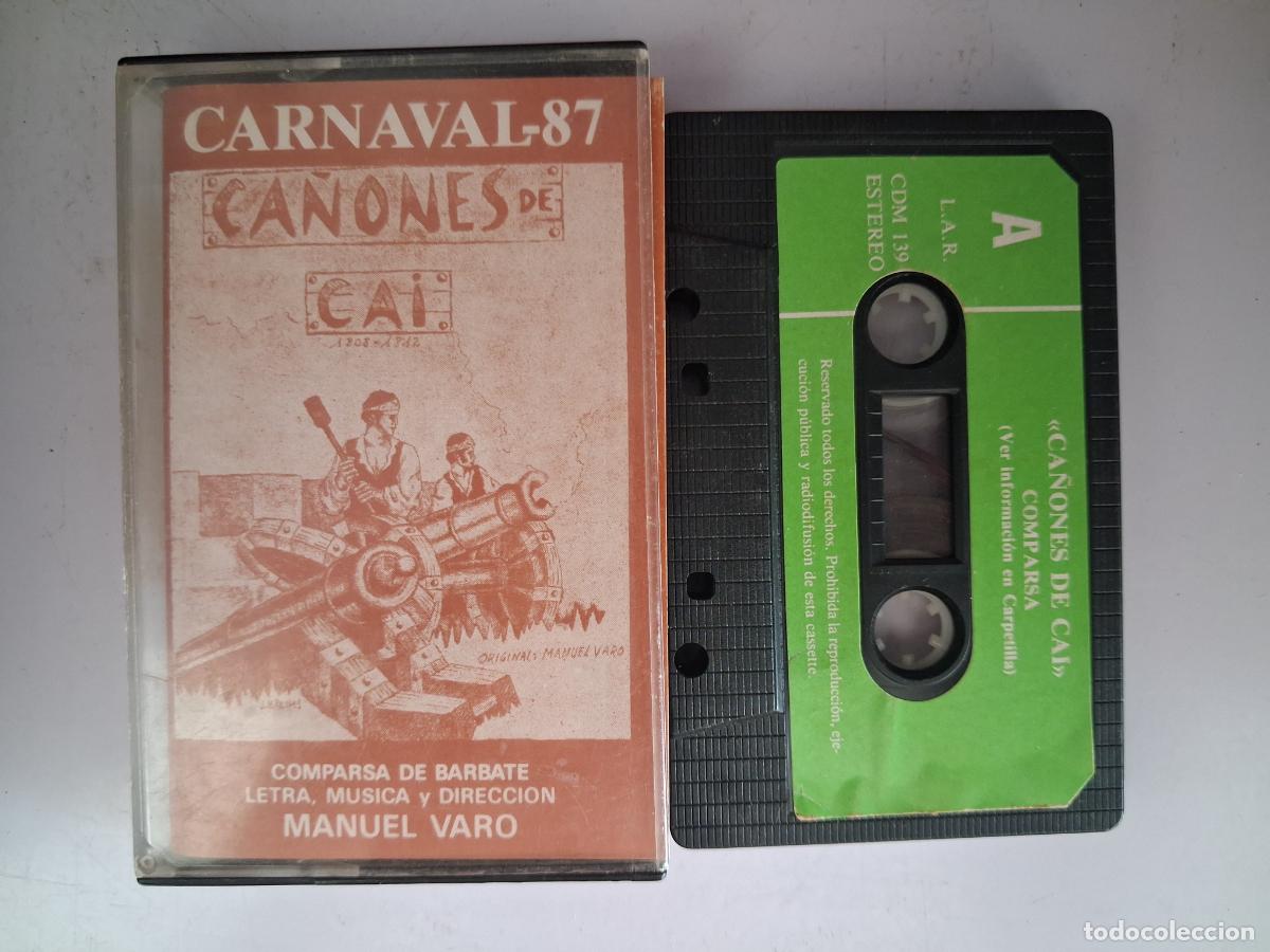 Casetes antiguos: CINTA CASETE CARNAVAL CADIZ CA&Ntilde;ONES DE CAI