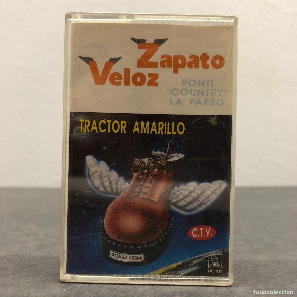Casetes antiguos: ZAPATO VELOZ - TRACTOR AMARILLO - CONTI COUNTRY LA PARED - 48.007 - CASSETTE - M&Uacute;SICA / 615