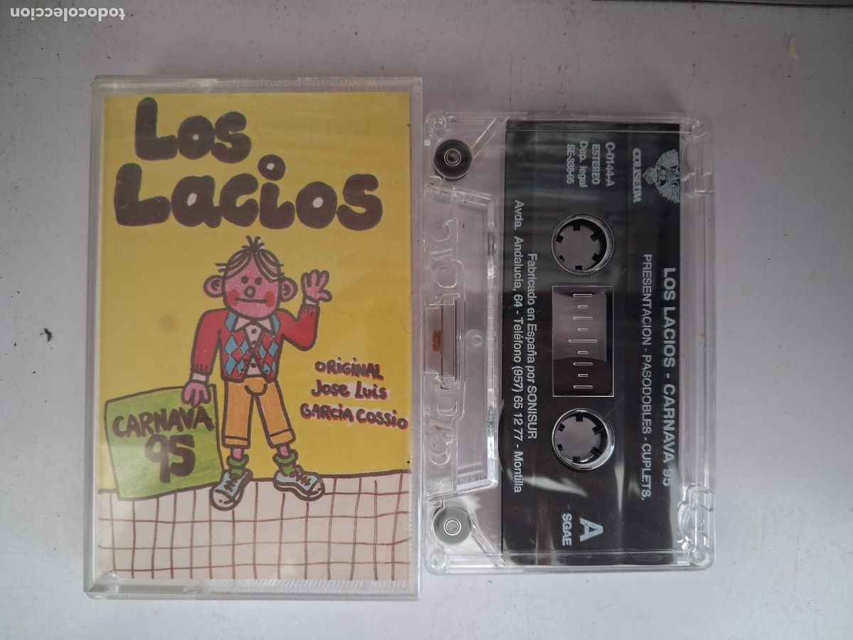 Cassettes Anciennes: CINTA CASETE CARNAVAL CADIZ LOS LACIOS