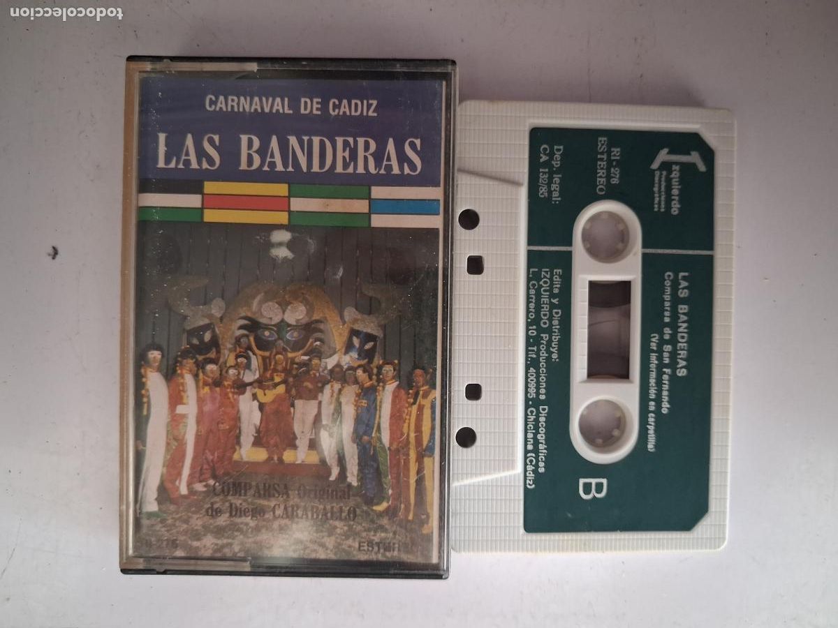 Cassettes Anciennes: CINTA CASETE CARNAVAL CADIZ LAS BANDERAS