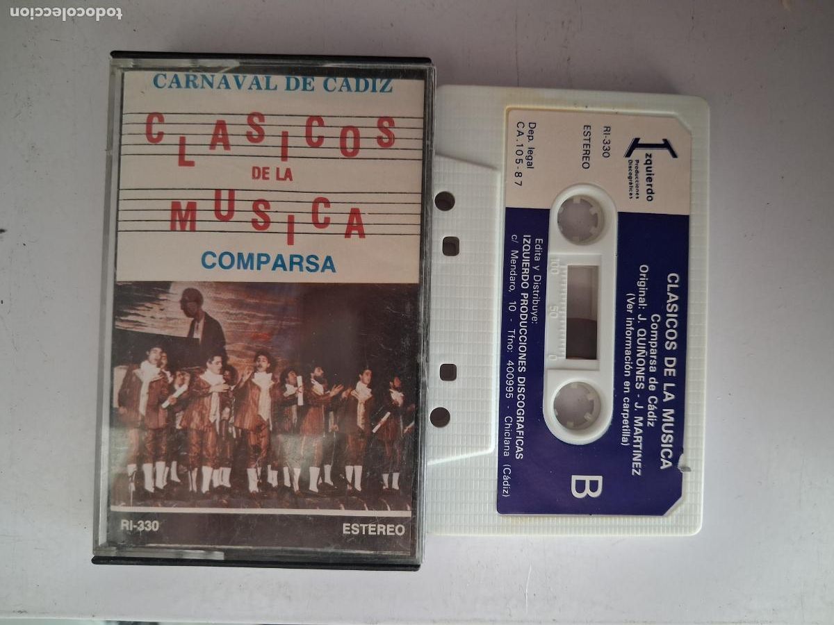 Cassettes Anciennes: CINTA CASETE CARNAVAL CADIZ CLASICOS DE LA MUSICA