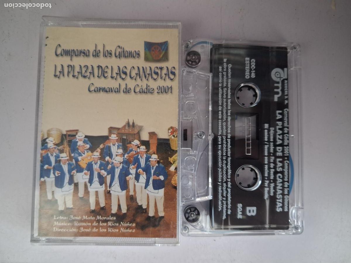 Cassetes antigas: CINTA CASETE CARNAVAL CADIZ LA PLAZA DE LAS CANASTAS