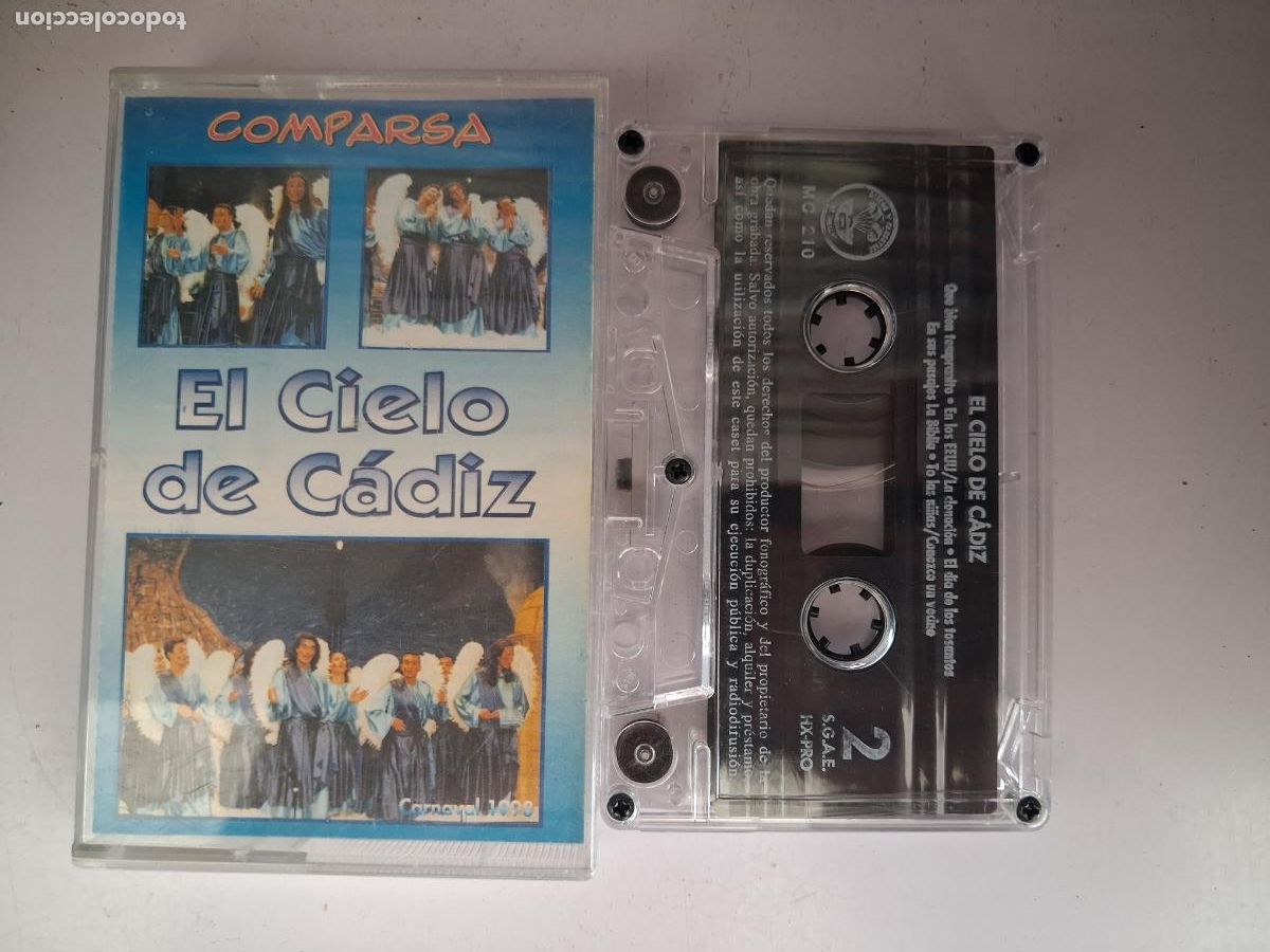 Casetes antiguos: CINTA CASETE CARNAVAL CADIZ EL CIELO DE C&Aacute;DIZ