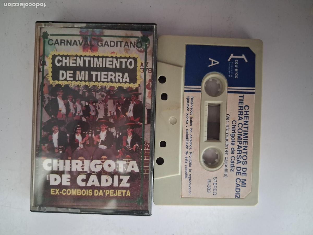 Casetes antiguos: CINTA CASETE CARNAVAL CADIZ CHENTIMIENTO DE MI TIERRA...