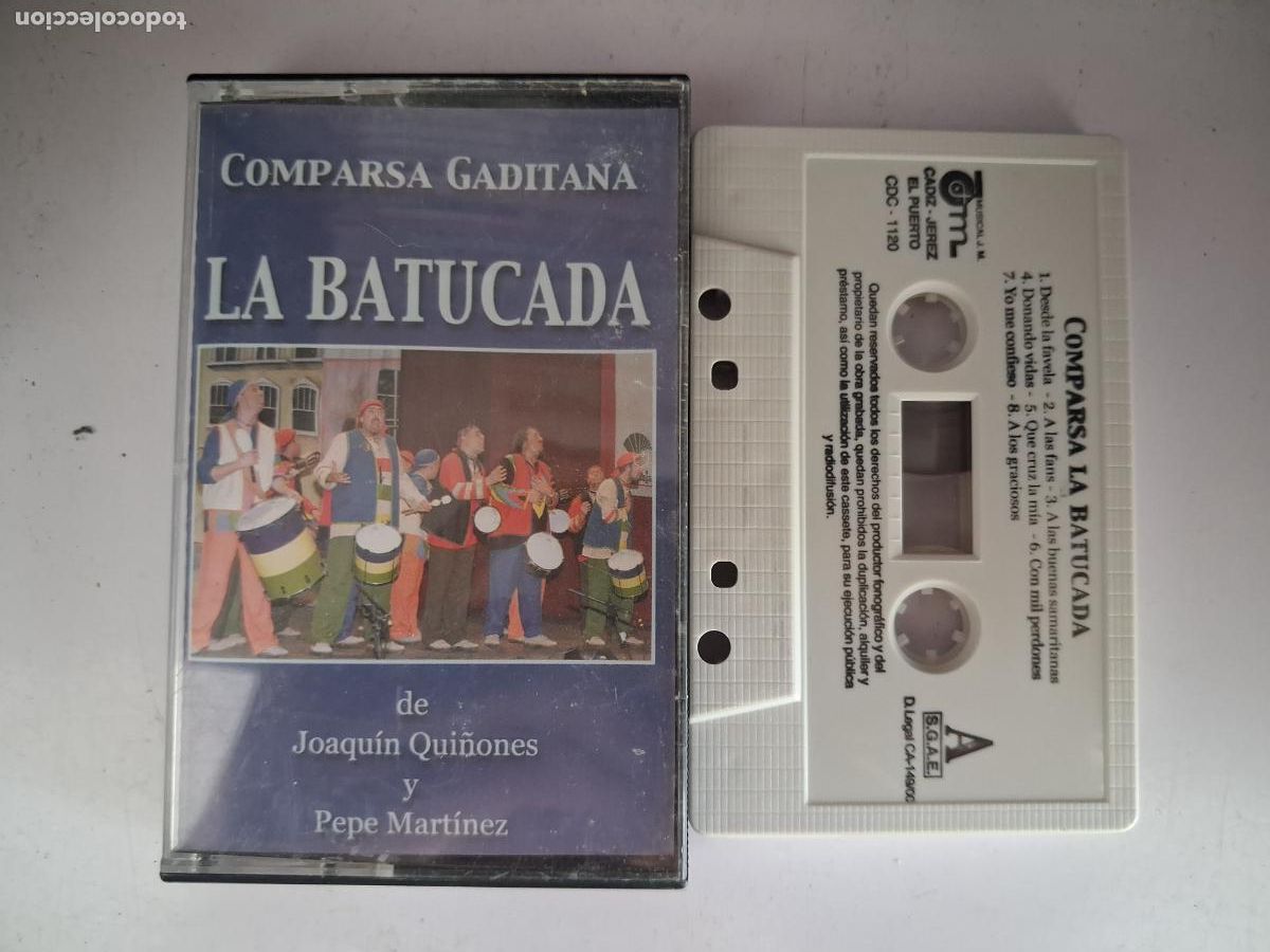 Old Cassettes: CINTA CASETE CARNAVAL CADIZ COMPARSA LA BATUCADA
