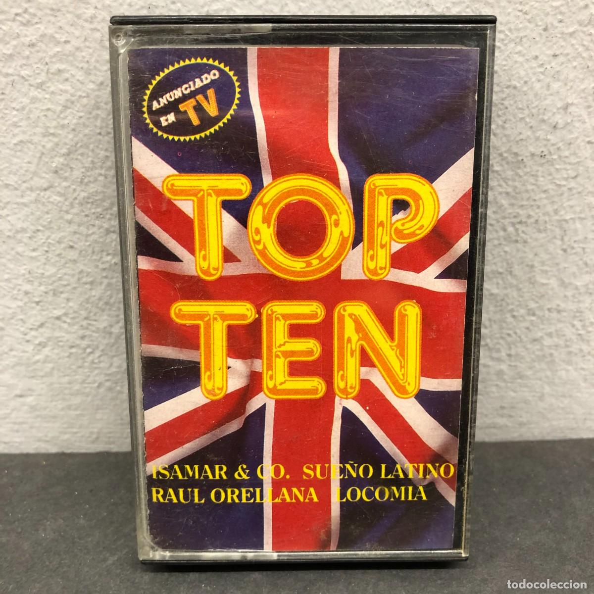 Casetes antiguos: TOP TEN - ISAMAR & CO, SUE&Ntilde;O LATINO, RAUL ORELLANA, LOCOMIA - CAS-234 - CASSETTE - M&Uacute;SICA / 639