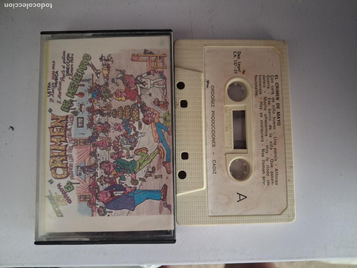 Casetes antiguos: CINTA CASETE CARNAVAL CADIZ CRIMEN MES DE MAYO