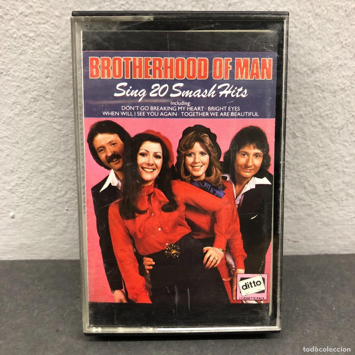 Casetes antiguos: BROTHERHOOD OF MAN - SING 20 SMASH HITS - DTO 10065A - CASSETTE - M&Uacute;SICA / 651