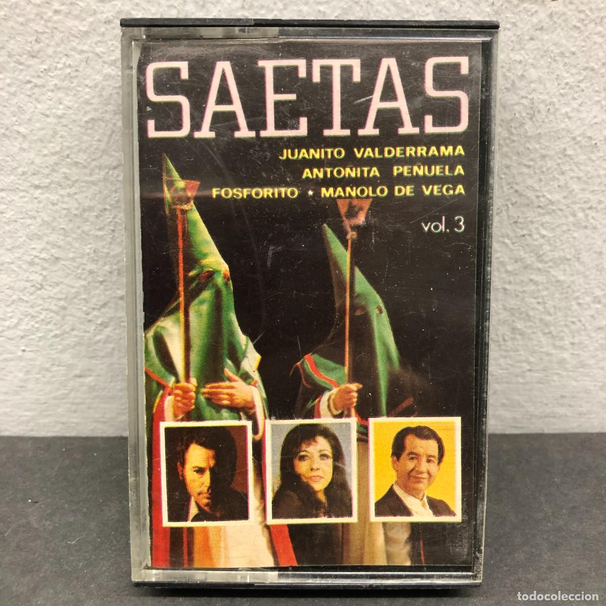 Casetes antiguos: SAETAS - JUANITO VALDERRAMA - ANTO&Ntilde;ITA PE&Ntilde;UELA - VOL. 3 - SC.2202 - CASSETTE - M&Uacute;SICA / 660